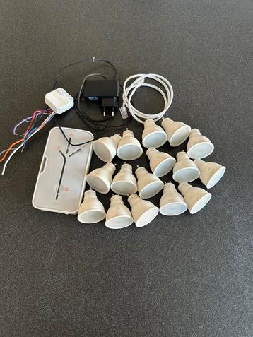 16 Osram Lightify spotjes met gateway en dimmer beschikbaar voor biedingen