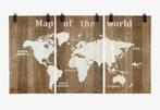 3 luik map of the world, Ophalen, Dijk naturel, Onbekend, Zo goed als nieuw