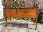 Vintage sideboard-/ dressoir-/ tv kast, Ophalen, O, Teakhout, 25 tot 50 cm