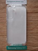 Transparant siliconen bescherm hoes case cover Samsung S22, Ophalen of Verzenden, Nieuw, Frontje of Cover
