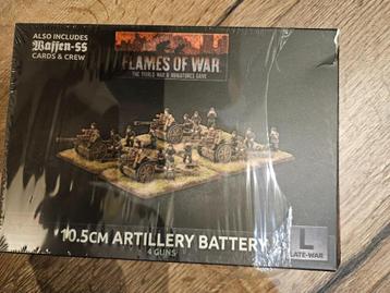 Flames of war german 105mm artillery beschikbaar voor biedingen