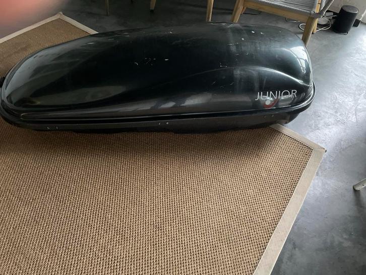 GRATIS Junior Skibox - Ruime Dakbox, Auto diversen, Dakkoffers, Gebruikt, Ophalen of Verzenden