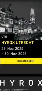 Gezocht : Hyrox men single utrecht, Eén persoon