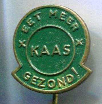 Eet meer kaas gezond groen op koper speldje ( K_131 ) beschikbaar voor biedingen