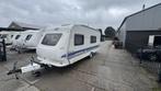 Hobby De luxe Easy 520 TMF MOVER 4 PERSOONS, Caravans en Kamperen, Caravans, Rondzit, Hobby, Bedrijf, Overige typen