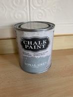 Blik krijtverf:Chalk paint. Royal Grey. 0,75 liter. 6 euro, Nieuw, Ophalen of Verzenden, Verf, Grijs