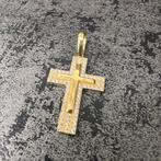 18k gouden kruis kettinghanger nieuw italy, Sieraden, Tassen en Uiterlijk, Kettinghangers, Ophalen of Verzenden