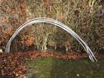 GERESERV. PVC plastic bogen grote kweektunnel lengte 400 cm, Ophalen, Zo goed als nieuw, Kweektent