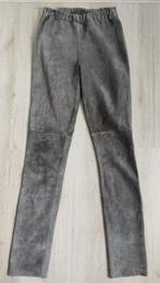 VANILIA Groen/ Grijze Suede Broek maat 42, Kleding | Dames, Broeken en Pantalons, Lang, Maat 42/44 (L), Ophalen of Verzenden, Zo goed als nieuw