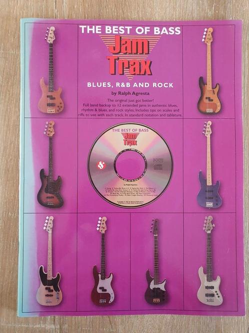 The Best of Bass Jam Trax – Blues, R&B and Rock, Muziek en Instrumenten, Bladmuziek, Zo goed als nieuw, Thema, Blues, Basgitaar