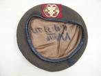 Baret met embleem Intendance, Ophalen of Verzenden, Landmacht, Nederland, Helm of Baret