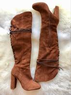 Mooie suède overknee laarzen met hoge hak, Kleding | Dames, Schoenen, Hoge laarzen, Bruin, Verzenden, MANFIELD