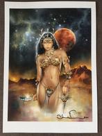 Comic Artprint Dejah Thoris Tom Fleming sexy Original signed, Antiek en Kunst, Verzenden