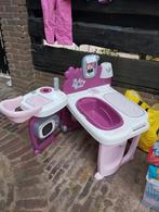 Poppenbadje met commode en zitje, Ophalen, Zo goed als nieuw