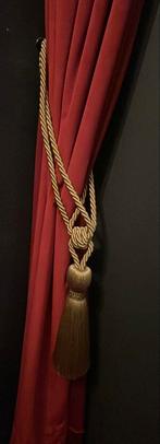 4 goud kleurige embrasse, Huis en Inrichting, Ophalen of Verzenden, Gebruikt, Minder dan 100 cm