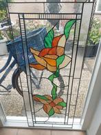 Glas en Lood Raamhanger Bloem - 45x106 cm, Huis en Inrichting, Ophalen, Gebruikt