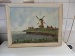 schilderij op doek, ingelijst, gesigneerd, Ophalen of Verzenden