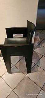 6 Vintage Arco eetkamerstoelen - Arnold Merckx, Ophalen, Gebruikt, Zwart, Vijf, Zes of meer stoelen