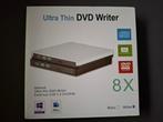 Externe USB3.0 DVD/CD Brander/Speler Wit *NIEUW*, Dvd, Nieuw, Extern, MacOS