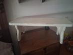 Wit bankje voor decoratie of gebruik, Huis en Inrichting, Krukjes, Ophalen of Verzenden