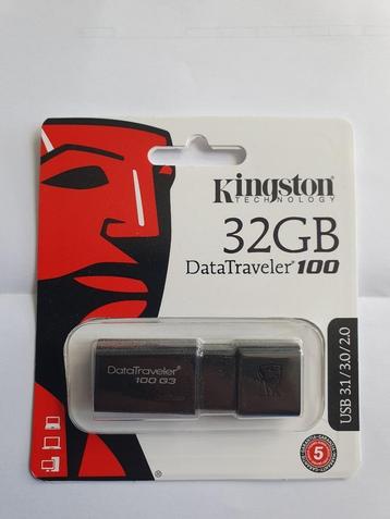 Kingston DataTraveler 100 32 GB beschikbaar voor biedingen