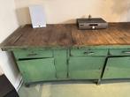 Vintage Industrial Workbench - Industriële Werkbank, Ophalen, Gebruikt, Met deur(en), 75 cm of meer