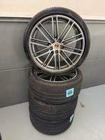Porsche cayenne Velgen met Banden - 22 Inch turbo origineel, Auto-onderdelen, Banden en Velgen, Gebruikt, 285 mm, Banden en Velgen