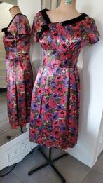 Feestjurk echt vintage, Kleding | Dames, Blauw, Maat 42/44 (L), Ophalen of Verzenden, Zo goed als nieuw