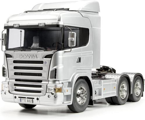 Tamiya Carson RC Scania R620 6x4 1:14  Zilver met heel veel, Hobby en Vrije tijd, Modelbouw | Radiografisch | Auto's, Nieuw, Auto onroad
