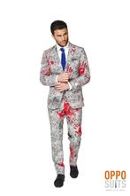 Opposuit zombiac, Carnaval, Maat 48/50 (M), Ophalen of Verzenden, Zo goed als nieuw