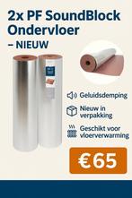 "2x PF SoundBlock Ondervloer – NIEUW, Doe-het-zelf en Verbouw, Ophalen, Overige materialen, 30 cm of meer, Nieuw