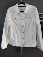 Bonita : Witte Spijkerjasje - Maat 48, Wit, Maat 46/48 (XL) of groter, Bonita, Ophalen of Verzenden