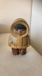 Bekende Lisa Larson beeldje van  Inuit eskimo, Antiek en Kunst, Ophalen of Verzenden