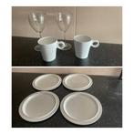 Mepal servies wit, Caravans en Kamperen, Ophalen of Verzenden