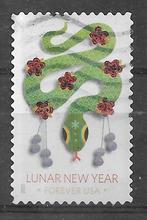 001-26 USA 2025 / Lunar New Year - Snake, Verzenden, Gestempeld, Noord-Amerika