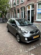 Kia Picanto 1.0 Cvvt 3-DRS 2014 Grijs, Auto's, Kia, Voorwielaandrijving, Euro 5, Stof, Zwart