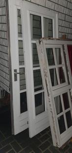 Tuindeuren openslaande deuren Met kozijn Hardhout, Doe-het-zelf en Verbouw, Kozijnen en Schuifpuien, Deurkozijn, Ophalen of Verzenden
