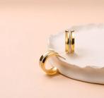 Gouden Oorbellen met Strass, Met strass, Nieuw, Ophalen of Verzenden, Knopjes of Stekers