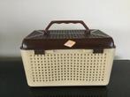 Vintage plastic mand uit rotanlijn van Lega, made in Italy., Ophalen of Verzenden, Huis en Inrichting