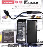 Lenovo 20V 3.25A 65W + Square-Pin Adapter Oplader 2.25A 45W, Computers en Software, Laptop-opladers, Ophalen of Verzenden, Zo goed als nieuw