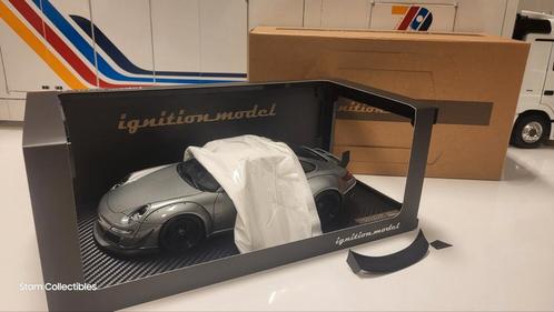 Ignition Model Porsche 911 997 GT3 RWB Rauh-Welt Gun Metal, Hobby en Vrije tijd, Modelauto's | 1:18, Nieuw, Auto, Overige merken