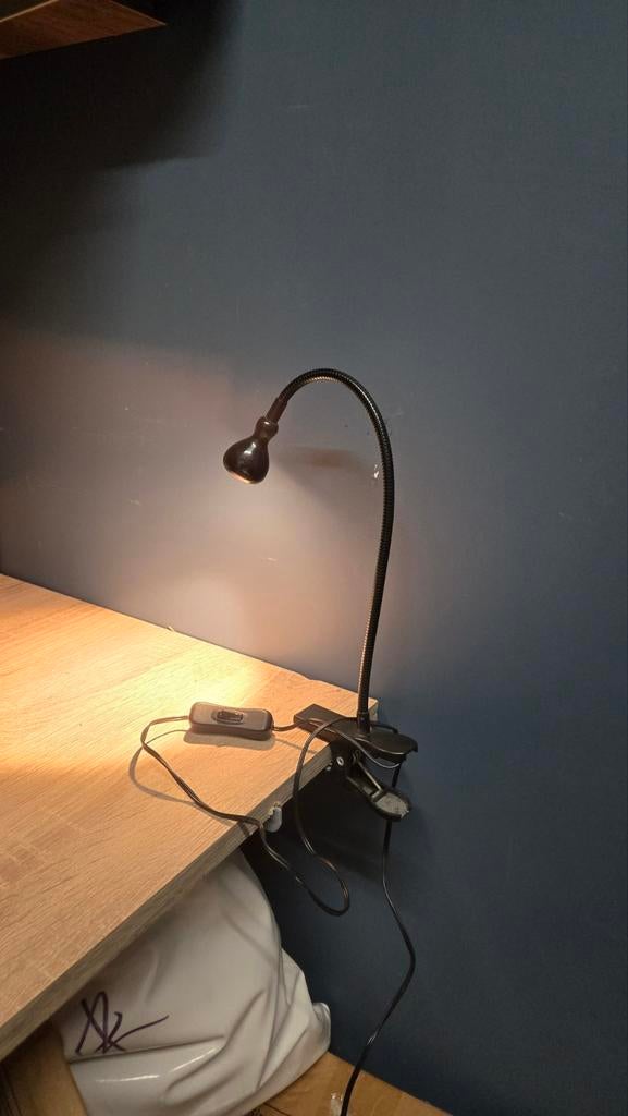 LED Knijplamp met lang snoer - 3 meter, Nieuw, Ophalen of Verzenden, Minder dan 100 cm, Modern