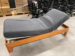 Eenpersoonsbed kersenhout 90x200 cm handverstelbare bodem, Huis en Inrichting, Slaapkamer | Bedden, Ophalen, 90 cm, Eenpersoons