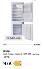 Koelvriescombinatie Rakall ikea, Ophalen, 200 liter of meer, Met aparte vriezer, 160 cm of meer