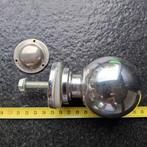 ronde deurknop 6cm bol, Gebruikt, Ophalen of Verzenden, Chroom