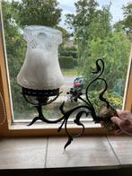 Antieke wandlamp in zeer goede staat, Ophalen of Verzenden, Zo goed als nieuw, Glas, Antiek