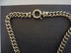 collier, halssierraad, doublé, ketting, 45 cm., Antiek en Kunst, Antiek | Goud en Zilver, Ophalen of Verzenden