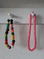 Leuke Fleurige Multicolor Houten Kralenketting, Sieraden, Tassen en Uiterlijk, Kindersieraden, Ophalen of Verzenden, Zo goed als nieuw
