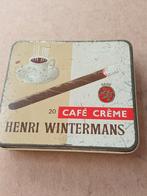 Vintage Henri Wintermans Café Crème Sigaren Blik, Ophalen of Verzenden