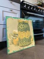 Decoratie schilderij keuken jaren 70, Antiek en Kunst, Ophalen of Verzenden